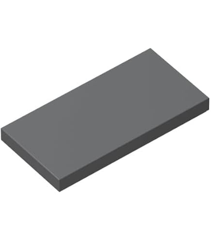 90 Mattoncini Da Costruzione – 1x2, 2x2, 2x4 In 34 Colori | Compatibili, Grigio Scuro (851) E Altre Tinte RAL