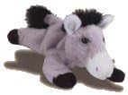 Grey Horse Cute and Cuddly soft plush Pony Fridge Magnet