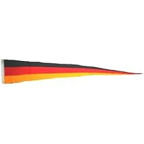 Everflag Deutschland Langwimpel 150 Cm – Mit Adler, Aus Wetterfestem Flaggentuch