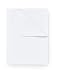 Cot Bed Duvet Cover and Oxford Pillow Case Classic White