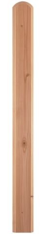 Zaunlatten für Holzzaun (5 Stück) – Douglasie – 4090/43 DO (18x950x90mm) - 2