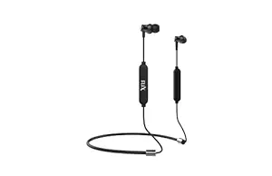 FLiX (Beetel) Thunder Lite 1000 Wireless BT 5.0 InEar Neckband with inbuilt Mic,HD Sound & Deep Bass,Upto 10H of Voice Call,Dual Pairing,Magnetic Tips,Neckless Design,Voice Assistant (Black)(XNB-N100)