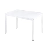 [ Tamaño ] - L * W * H = 100 * 60 * 75 cm; El escritorio grande puede tener impresora, monitor, altavoces, estante de archivo, etc; debajo de la mesa puede caber cajones, gabinetes de archivos, crear su propia estación de trabajo / arte / juego con este escritorio.