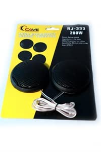 Cave RJ-333 High Efficiency Super Tweeters Review - 200 Watts of Power