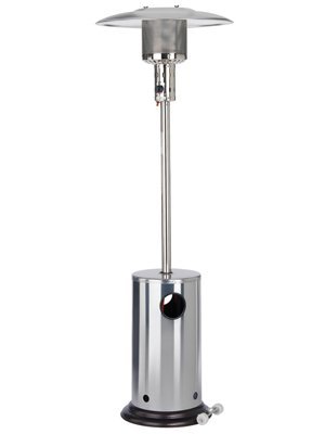 Preisvergleich Produktbild Terrassenheizstrahler Heizstrahler Edelstahl Pilz