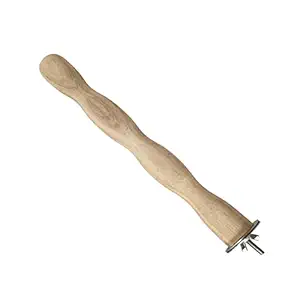 KSK Twisted Bird Perch Stand Stick Natural Wood Paw Grinding Bird Cage Perch for Parrot African Grey ,Macaw cage Accessories.