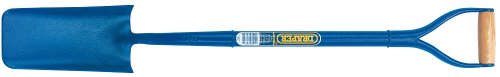 Draper 64330 All Steel Cable Laying Shovel , Blue