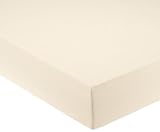 Pinolino 540004-6 - Spannbetttuch für Wiegen, Jersey, natur