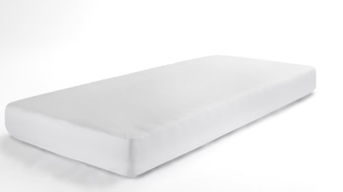 Waterproof Fitted Sheet 90 x 190 to 100 x 200cm (White)