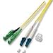Produktbild EFB-Elektronik o0937.15 15 m e-2000 (APC) LC gelb LWL-Kabel – Glasfaserkabel-(15 m, OS2, e-2000 (APC), LC, gelb)
