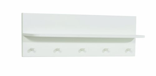 Preisvergleich Produktbild roba 52151 - Wandregal Dreamworld 2 mit 5 Garderobenhaken