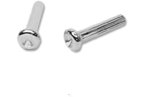 THE STOP SHOP 1968-1977 Inner Door Lock Knobs, Ribbed Chrome OE Style - Pair