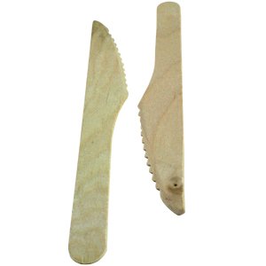 Plastico Cd902 couteau en bois (lot de 100)