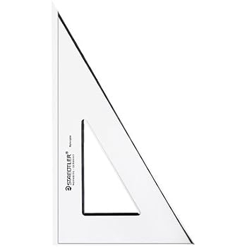 Staedtler Équerre Ecolier 31 Cm 60° - Outil De Dessin Précis Pour Élèves Et Artistes