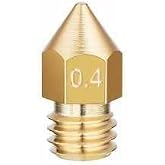 SANEC 3D Printer Mk8 Extruder Nozzle 0.6mm 1.75mm
