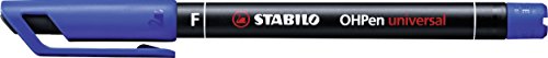 STABILO 842/4 Folienstift Pen F Etui 4er-Set - 2