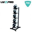 LivePro WALL BALL RACK Espositore Raccoglitore Porta Palle Mediche Rastrelliera (2 cnt) 6951376100594