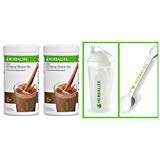 HERBALIFE 2 X FORMULA 1 CHOCOLAT (2 x 550g) + SHAKER & CUILLERE DOSEUSE www.libertaz.net