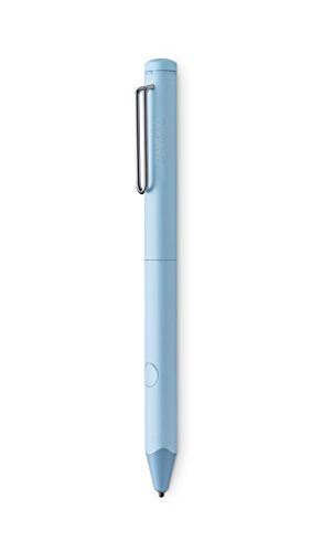 Wacom Bamboo Fineline Smart Stylus (3. Generation) in Hellblau / Aktiver Touch Pen für Apple iOS Touchscreen-Eingabegeräte wie iPhone oder iPad