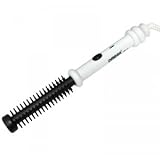 13mm Slimline Heated Hair Styling Hot Brush 240V NEW, White