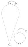 Material: Este conjunto de joyería femenino está elaborado en acero inoxidable.