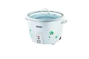 Usha RC10GS1 Steamer 1L 500 Watt Automatic Rice Cooker (White)