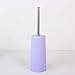 Produktbild CKH Toilettenbürstengarnitur Creative Free Punch Softhaar Rundkopfablage Home Squat WC Tube WC WC Badezimmer WC Brush Light Purple