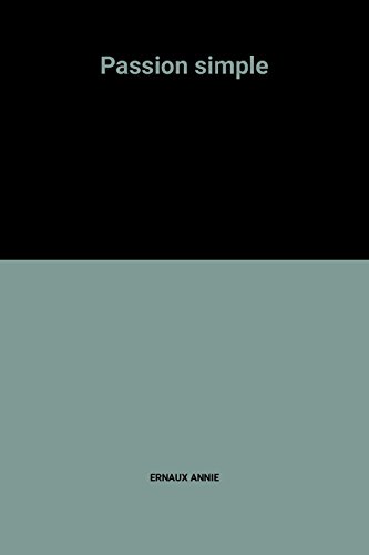 couverture de : Passion simple