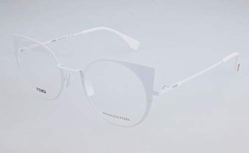 Preisvergleich Produktbild Fendi Damen FF 0192 2C9-48-21-140 Brillengestelle, Weiß, 48