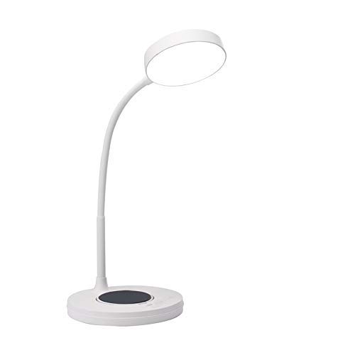 Lampe LED - Chargeur Sans fil Induction 5W - Tactile - Intensité Réglable - 4W (200Lm) - Blanc