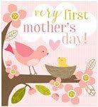 First mother's day card - - pink floral tree design from think of me design