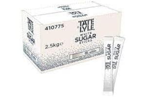 DAKOMYO T&L White Sugar Sticks - 1000 Individually Wrapped Sticks for Effortless Sweetening