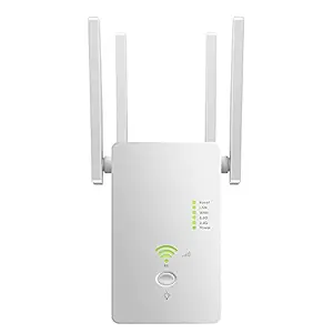 Layfuz AC1200M s WiFi Range Extender//Router 802.11n Wireless WiFi 2.4GHz/5.8GHz with Four Antennas White EU Plug