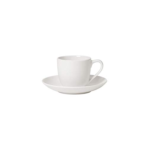 Villeroy & Boch For Me  Set de expreso, 4 piezas, porcelana premium, Blanco