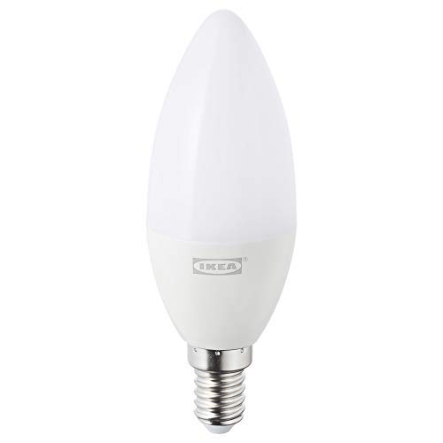 TRåDFRI E14 Bougie LED 400 lm 5,3 W Ampoule LED E14 400 lm Intensité sans fil Intensité variable Lumière du jour Chaud en forme de bougie Blanc opale