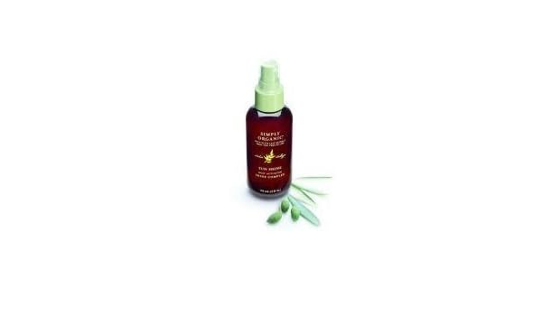 Simply Organic Sun Shine Heat Activated Shine Spray 4 Oz Amazon