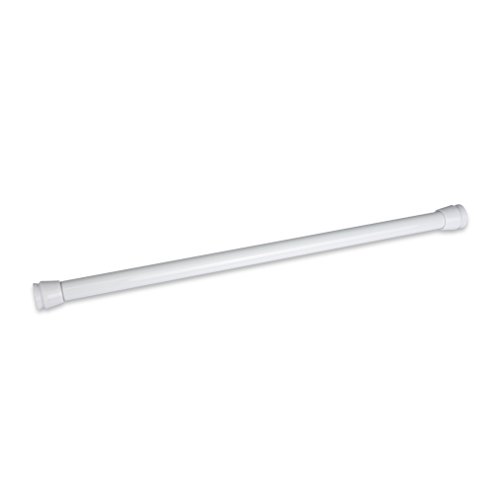 Auralum Aluminium Teleskopstange Weiß Duschstange Duschvorhangstange ohne Bohren Verstellbare 70-120cm - 7