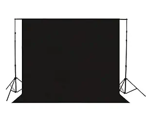 Prolite Premium Black Background Cloth 8Ft X 10 Ft for Home & Studio Backdrop Photo, Video Shoots (Lycra Material)