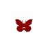 Produktbild KalaMitica Schmetterling-Design Magnetische Aufhänger, ABS-Harz, Rot, 7 x 5,1 cm