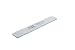 TNBL Professional Square Zebra Nail File 80/80 Grit - Pack of 10