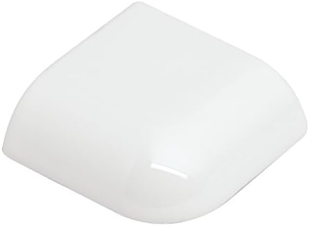 Interceramic 2 x 2" White Corner Trim Bull Nose Ceramic Tile Package of 6