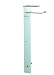 Produktbild HomeTrends4You 810088 Garderobe, 55 x 190 x 38 cm, Glas, Metall edelstahloptik