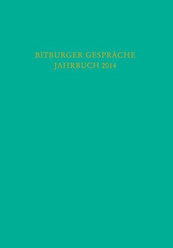 Preisvergleich Produktbild Bitburger Gespräche Jahrbuch 2014: 57. Bitburger Gespräche zum Thema 'Energiewende - Brauchen wir eine neue Wende'