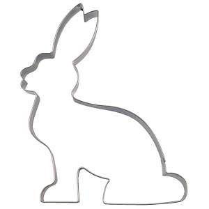 NEU Ausstechform Edelstahl, Hase sitzend, ca. 6 cm
