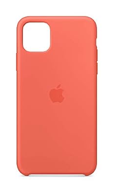 Apple Coque en Silicone (pour iPhone 11 Pro Max) - Clémentine (Orange)