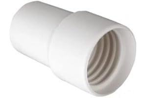 Mugar-VARIOS PRODUCTOS PISCINAS. Mangueras de 32 y 38mm, Limpiafondos palometa y clip, recoge hojas Mangos, terminales para Mantenimiento Piscinas (Terminal de manguera 38mm)