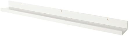 MOSSLANDA Picture Ledge, White, Length: 115 cm Depth: 12 cm, The picture ledge makes it easy to vary your favourite motifs as often as you like. by MOSSLANDA