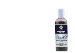 10 Days Morroccan Argan Hair Growth Oil with Pure Grapeseed, Jajoba, Rosemary, Jatamansi, Hibiscus, Vitamin E & Many More Natural Herbs (60 ml)
