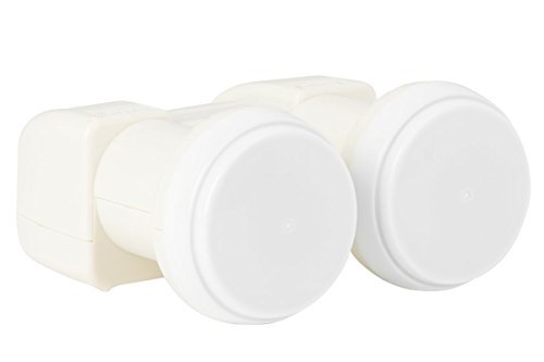 Diesl.com - LNB Single 6º Monoblock 0.1 dB | Protector retráctil | Bajo nivel de ruido de fase, DVB-S2 (HDTV) | La figura de poco ruido (0,1 dB).