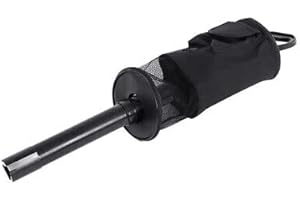 Black Birdie JL material Golf clikka SHAG BAG tube. Holds about 60 balls collector